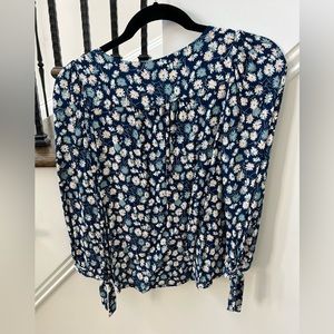 Madewell floral top size small